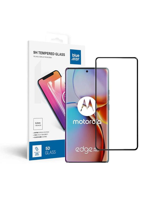 Szkło hartowane do Motorola Edge 40 PRO Blue Star 5D czarne