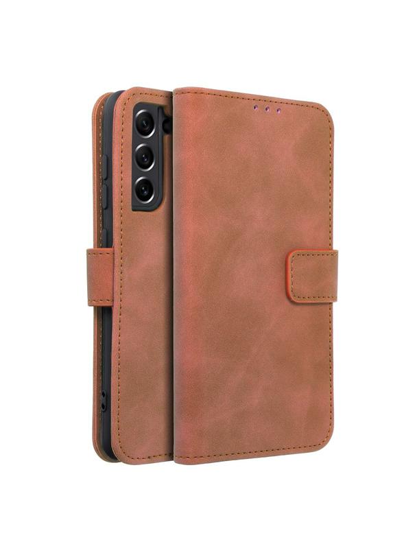 Kabura TENDER Book do SAMSUNG S21 FE brązowy