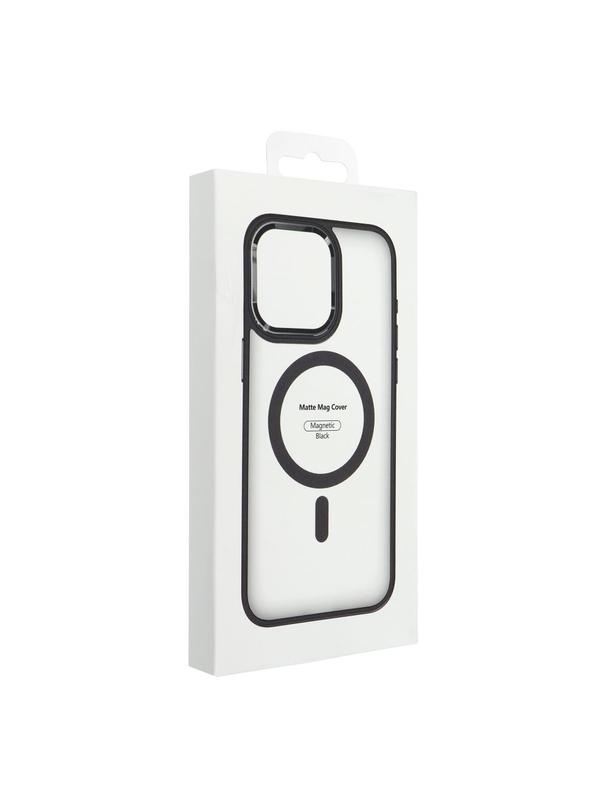 Futerał MATTE MAG COVER kompatybilny z MagSafe do IPHONE 16e (SE 4 2025) czarny