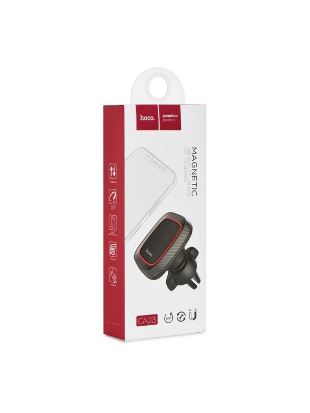 Uchwyt na telefon do samochodu magnetyczny Hoco do kratki CA23 czarny