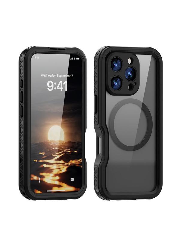 Futerał wodoodporny SHELLBOX GT kompatybilny z MagSafe do IPHONE 16 Pro czarny