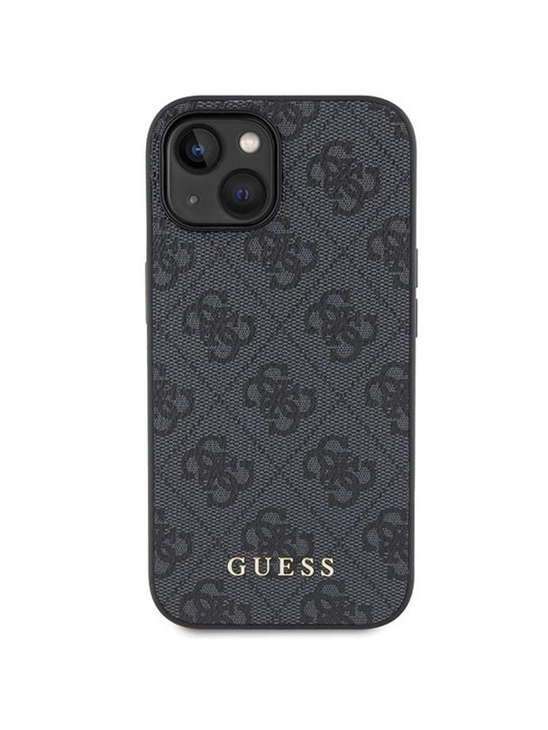 GUESS futerał do IPHONE 15 GUHCP15SG4GFGR (4G Metal Logo) szary
