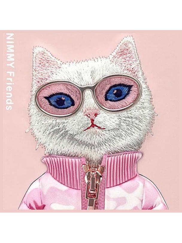 NIMMY futerał COOL&CUTE 2.0 Cat do IPHONE 15 różowy