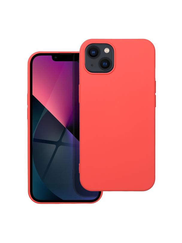 Futerał SILICONE do IPHONE 13 brzoskwiniowy