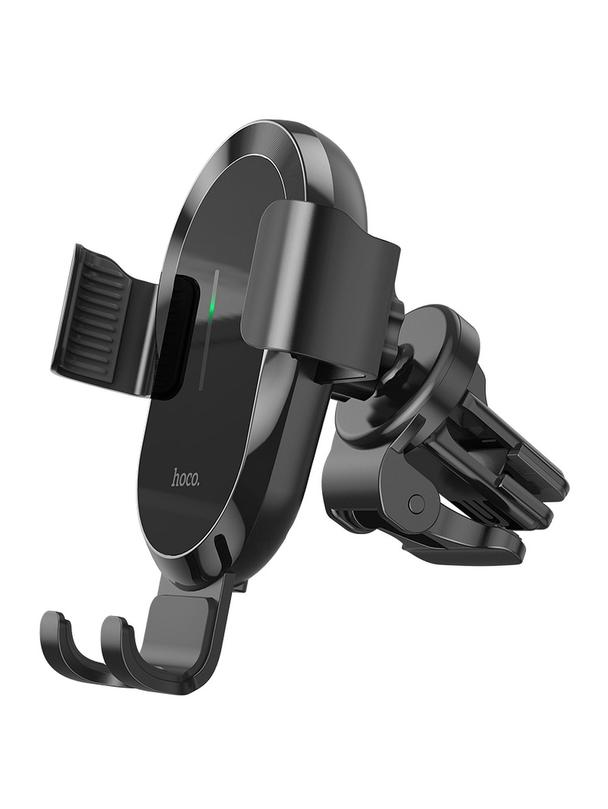 Uchwyt na telefon do samochodu indukcyjny Hoco 15 W do kratki CA105 czarny