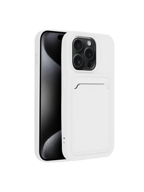 Futerał CARD CASE do IPHONE 15 Pro biały