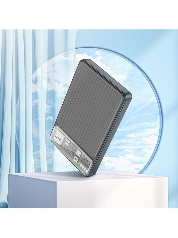 Powerbank zgodny z MagSafe Hoco 10000 mAh QC3.0 PD 3A 22,5W Q18 czarny