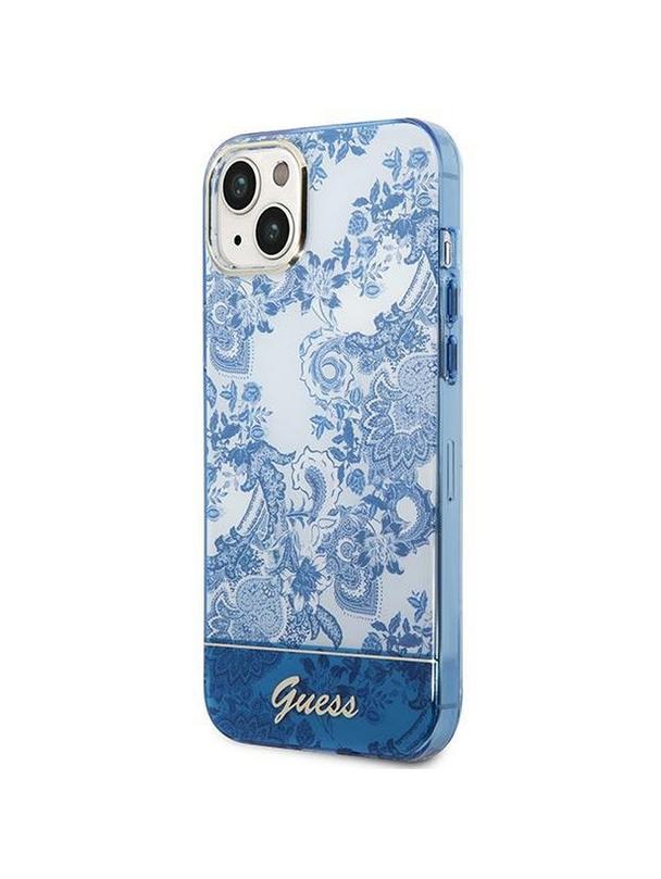 GUESS futerał do IPHONE 14 Plus GUHCP14MHGPLHB (IML Electro Cam TDJ) niebieski