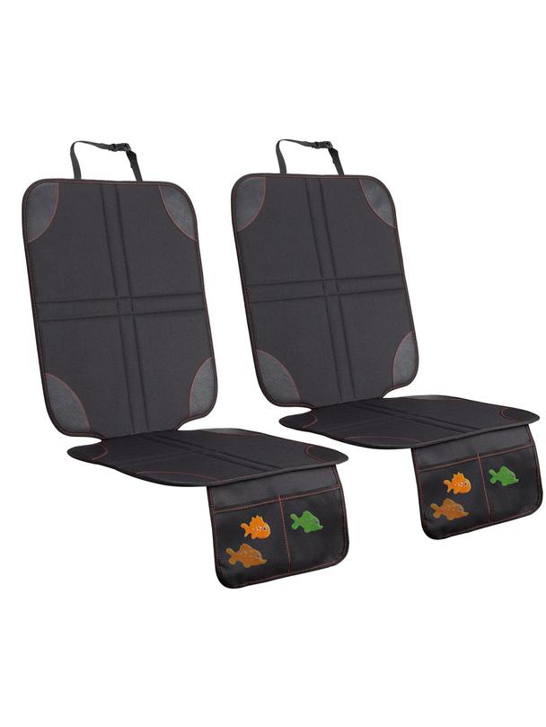 Mata ochronna na fotel samochodowy z organizerem czarna