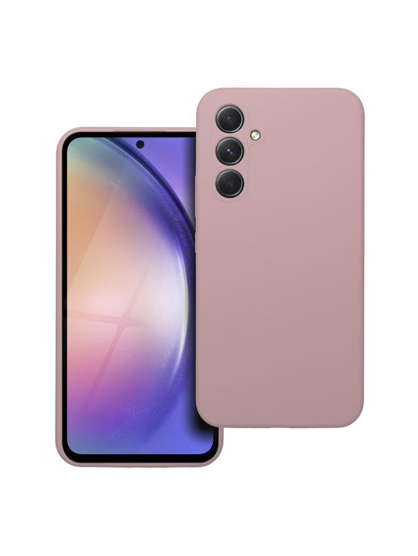 Futerał SILICONE 2mm do SAMSUNG A54 5G pudrowy róż