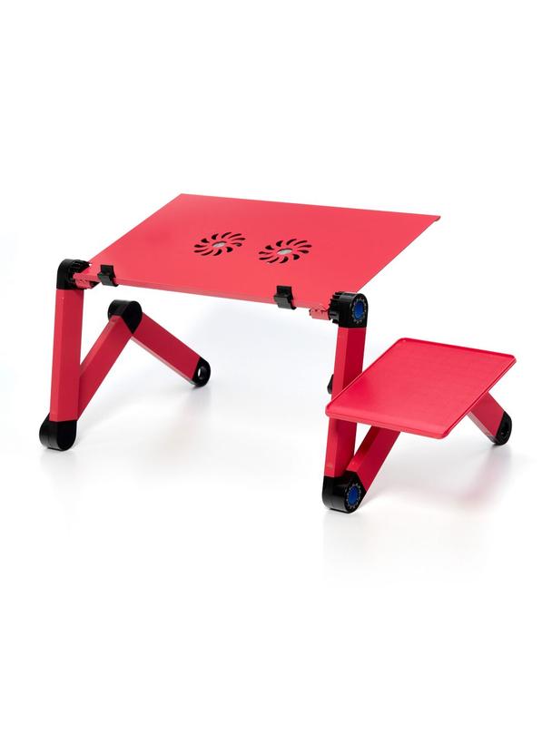 Podstawka pod laptop uniwersalna regulowana + chłodzenie YL-803 czerwona
