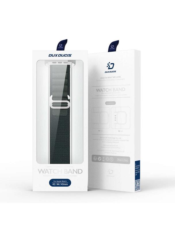 DUX DUCIS pasek GS nylonowy do Apple Watch 42 / 44 / 45 / 49 mm oliwkowy