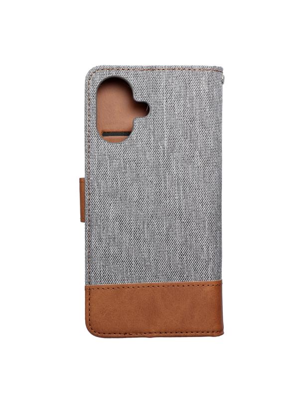 Kabura JEANS Book do IPHONE 17 szary