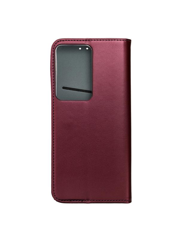 Kabura SMART MAGNETO do REALME 14x 5G burgundowy