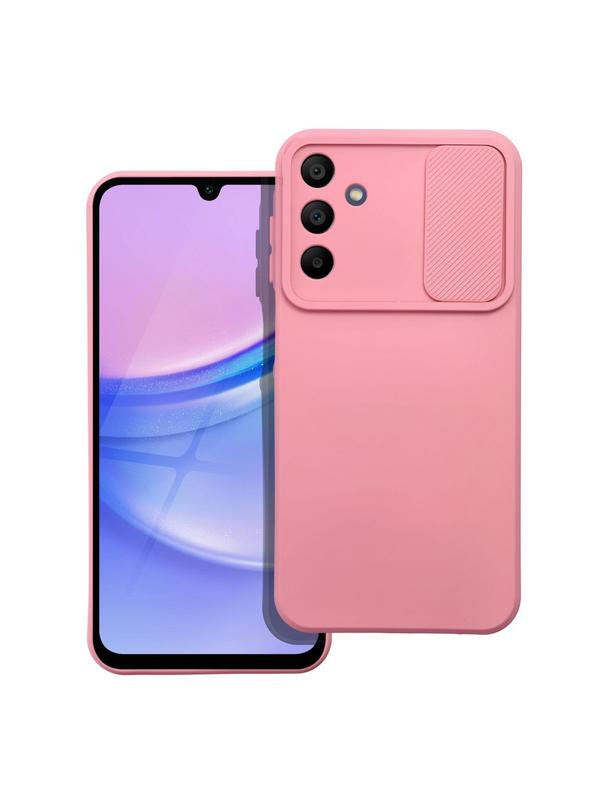 Futerał SLIDE do SAMSUNG A15 5G / A15 4G jasnoróżowy