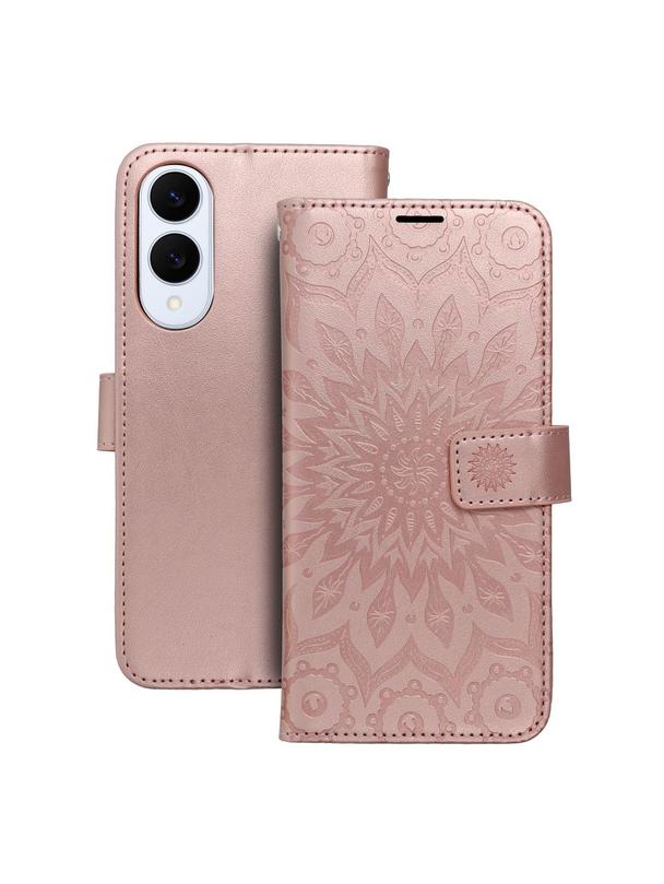 Kabura MEZZO Book do SAMSUNG S25 Edge mandala złoty róż