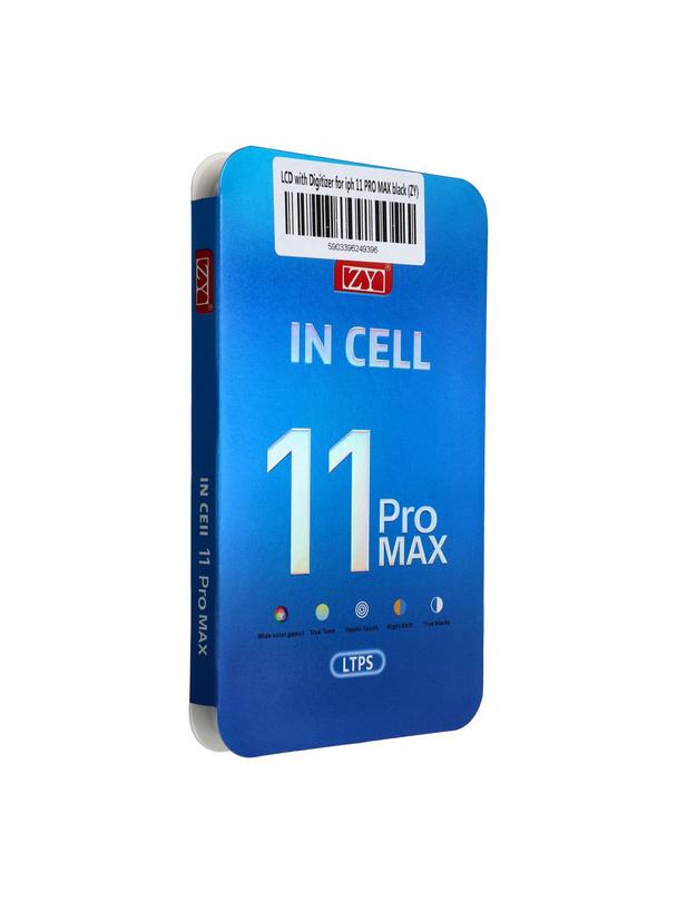 Wyświetlacz do iPhone 11 Pro Max z ekranem dotykowym czarnym (ZY-LTPS) IC Transferable