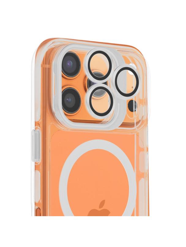 Futerał LENS MAG COVER kompatybilny z MagSafe do IPHONE 15 PRO biały