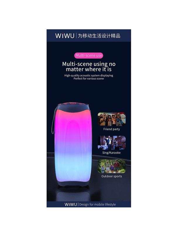 WiWU - Głośnik bezprzewodowy Thunder P40 LED 10W Light