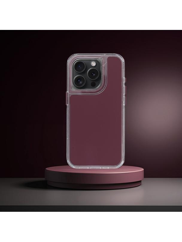 Futerał MATRIX do IPHONE 15 Pro purpurowy