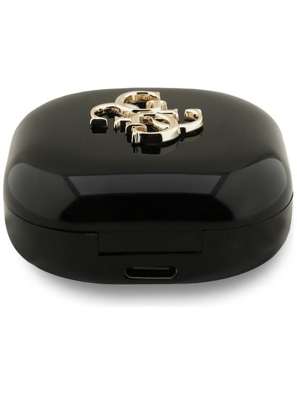 Słuchawki bezprzewodowe douszne Guess TWS 4G Metal Logo czarne
