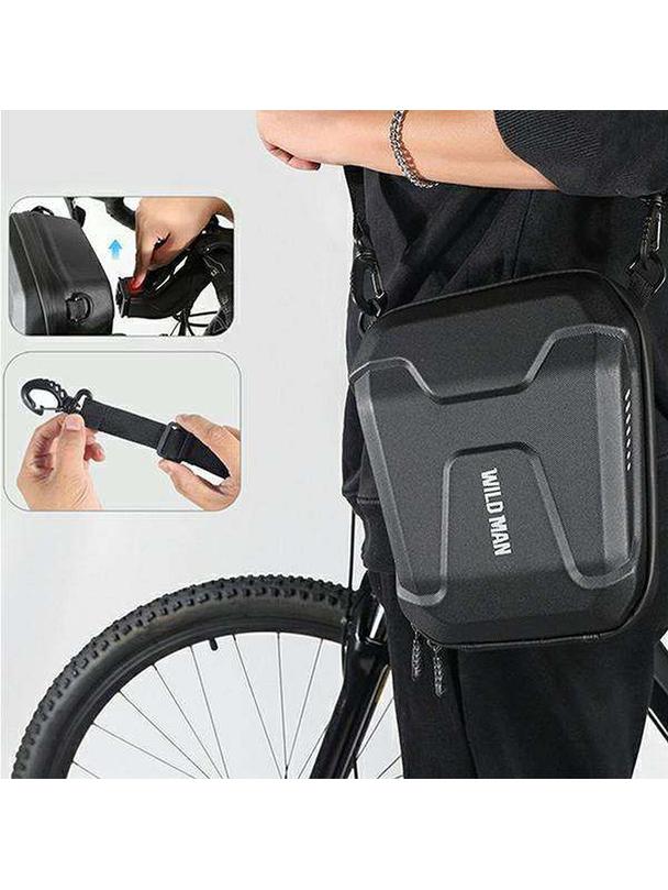 WILDMAN sakwa rowerowa na kierownicę na zamek 3L E8 czarna