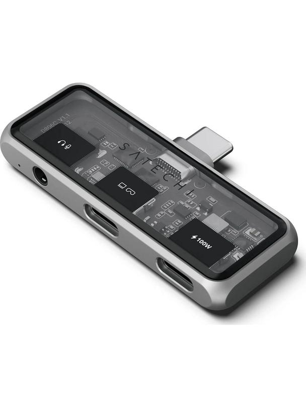 Adapter HUB 3w1 USB C Satechi Mobile XR ST-HXRAJM szary