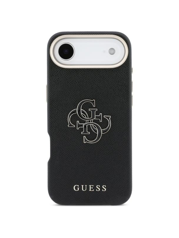 GUESS futerał do IPHONE 17 Air GUHCP17M5PS4RGGK (PU FW Resin Logo) czarny