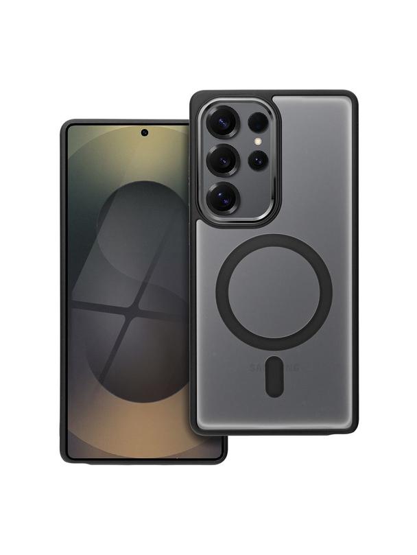 Futerał MATTE MAG COVER kompatybilny z MagSafe do SAMSUNG S25 ULTRA czarny