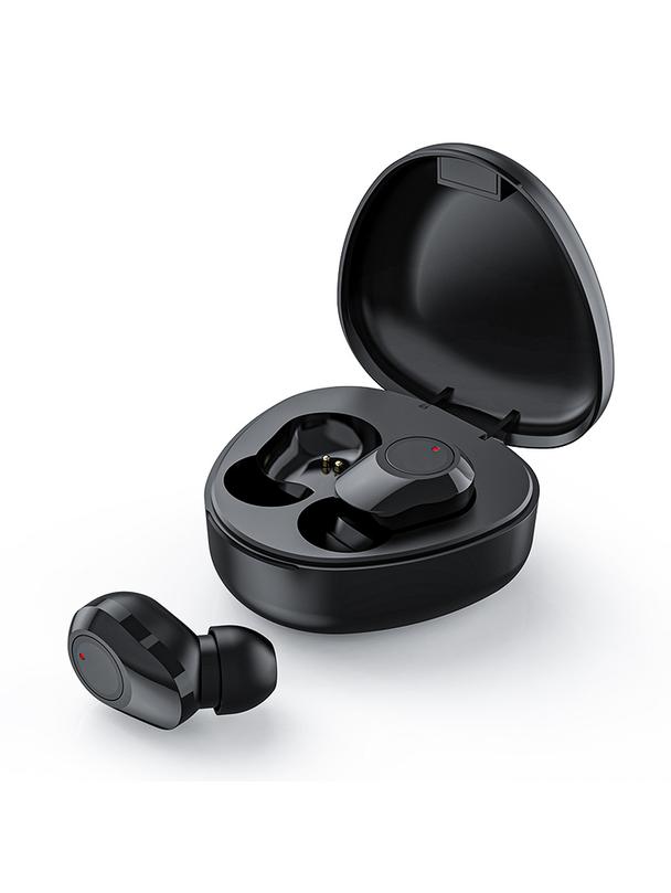Słuchawki bezprzewodowe bluetooth TWS + stacja dokująca M9 czarne