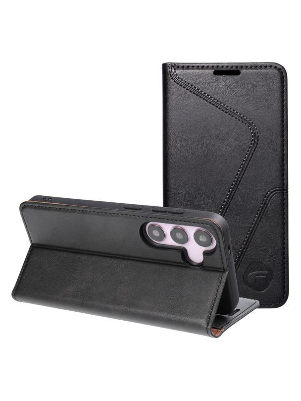 Pokrowiec na Samsung S25 PLUS Forcell F-Protect RFID Blocker Book czarny