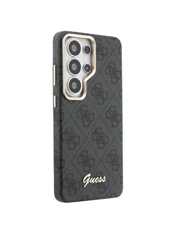 GUESS futerał do SAMSUNG S26 Ultra GUHMS26L5P4FWMSK (4G Script MagSafe) czarny