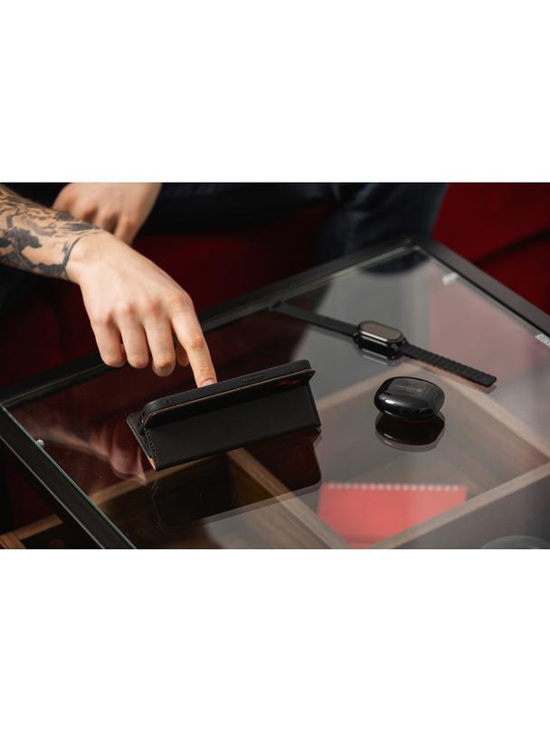 Pokrowiec na Samsung A55 Forcell F-Protect RFID Blocker Book czarny