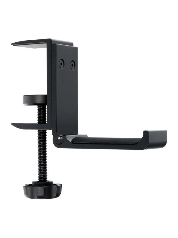 Uchwyt do biurka  na skuchawki / stołu na torebke parasol uniwersalny czarny