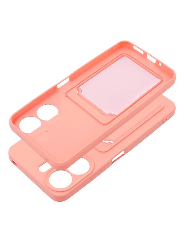 Futerał CARD CASE do XIAOMI Redmi 13C / POCO C65 różowy