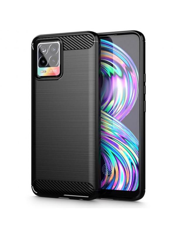 Futerał CARBON do REALME 8 czarny