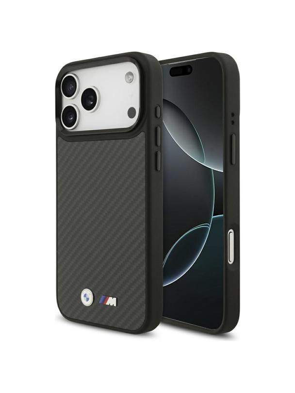 BMW futerał do IPHONE 17 Pro Max kompatybilny z MagSafe BMHMP17X24CFMMK (Kevlar Matt) black