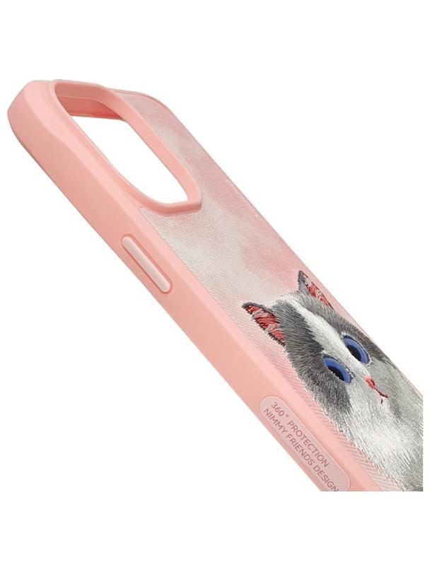 NIMMY futerał BIG EYED PET 2.0 Cat do IPHONE 15 Pro Max różowy