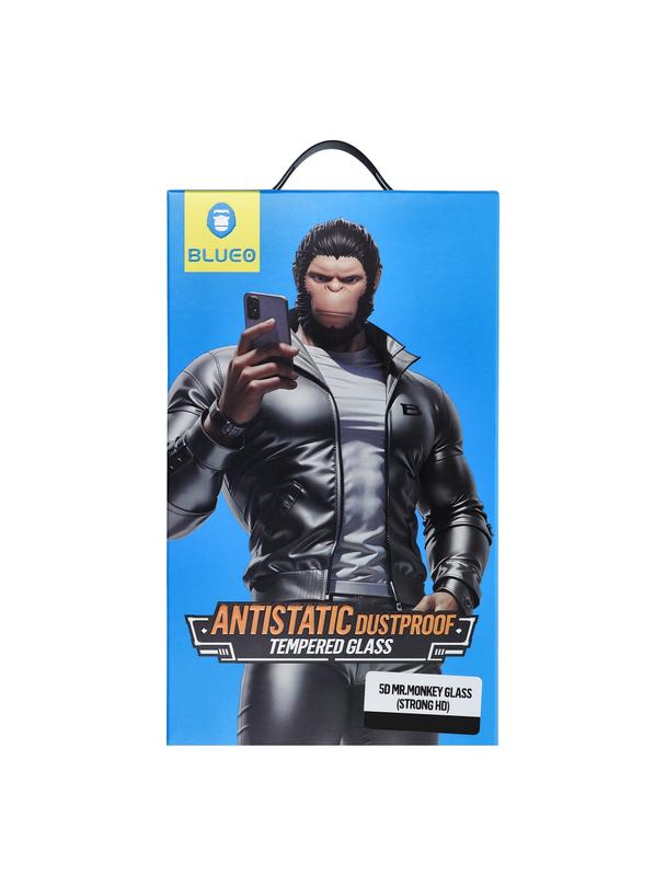 Szkło Hartowane 5D Mr. Monkey Glass - Apple iPhone 16 Plus czarny (Strong HD)