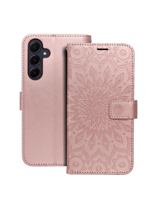 Kabura MEZZO Book do SAMSUNG A55 5G mandala złoty róż