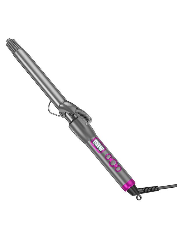 Lokówka do włosów Hoco z wyświetlaczem HP43 szara