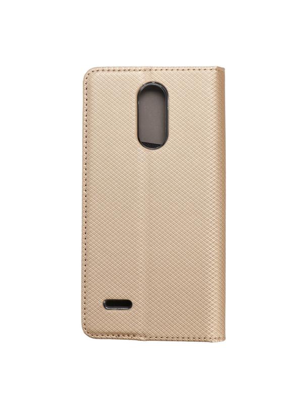 Kabura SMART CASE Book do LG K9 (K8 2018) złoty