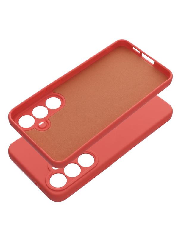 Futerał SILICONE do SAMSUNG S24 FE brzoskwiniowy