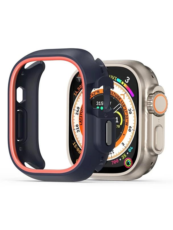 DUX DUCIS futerał BAMO do Apple Watch Ultra / Ultra 2 49 mm czarno pomarańczowy