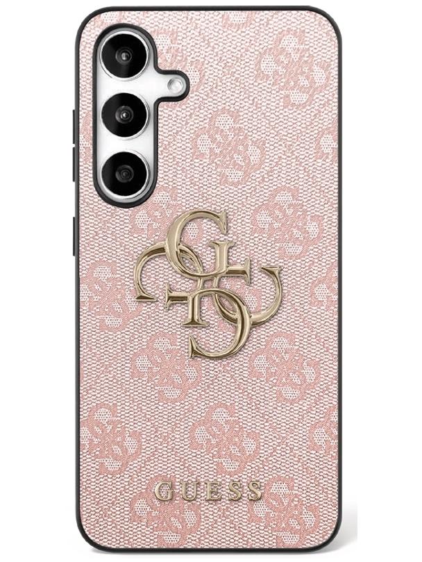 GUESS futerał do SAMSUNG S25 FE GUHCS25FE4GMGPI (PU Leather 4G Metal Logo) różowy