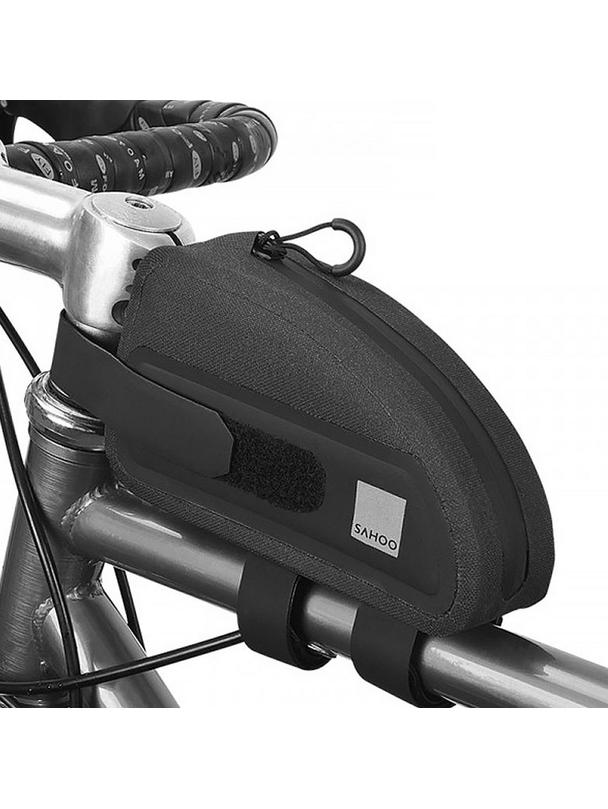 SAHOO torba rowerowa na ramę rowerową z zamkiem 0,3L 122035 czarna