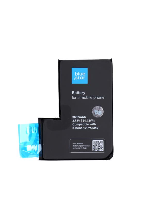 Bateria bez BMS do iPhone 12 PRO MAX 3687 mAh Blue Star HQ