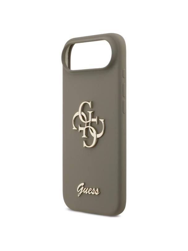 GUESS futerał do IPHONE 17 Air GUHCP17MSC4GSMW (Silicone W/ Big 4G Script) brązowy
