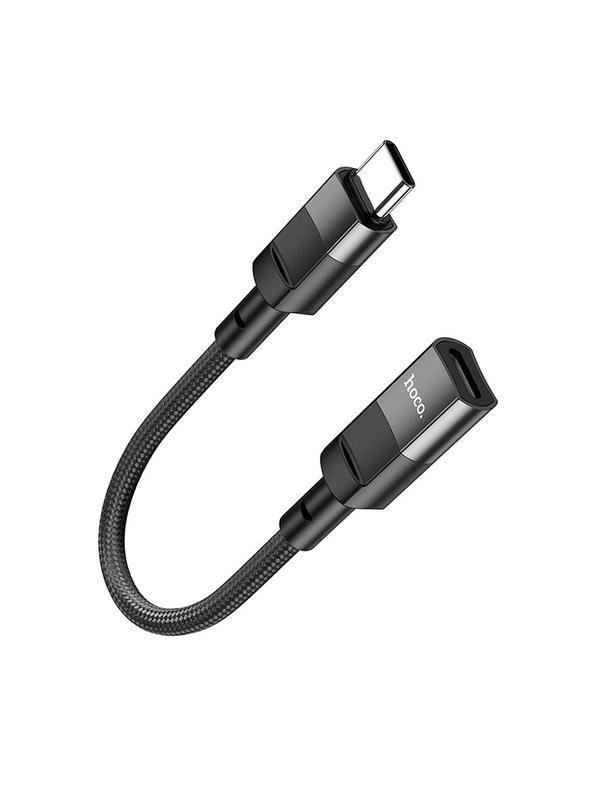 Adapter OTG USB C do Lightning Hoco 3A 0,1 m U107 czarny