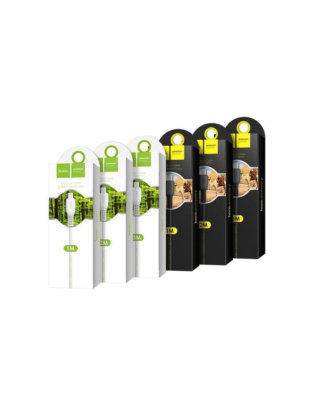 Kabel USB A do Lightning Hoco 2,4A 1 m X20 czarny